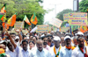 BJP activists demand proper supply of sand